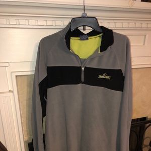 Spalding quarter zip pullover over. Size L